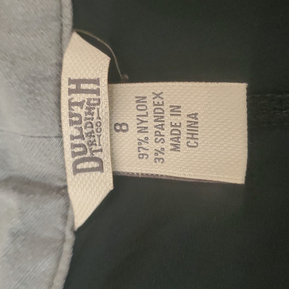 Duluth Trading Womens Cargo Skirt Size 8 Green Nylon - Picture 11 of 13